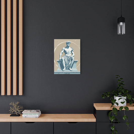 "Carpe Diem" - Classical Greek Statue Canvas Print
