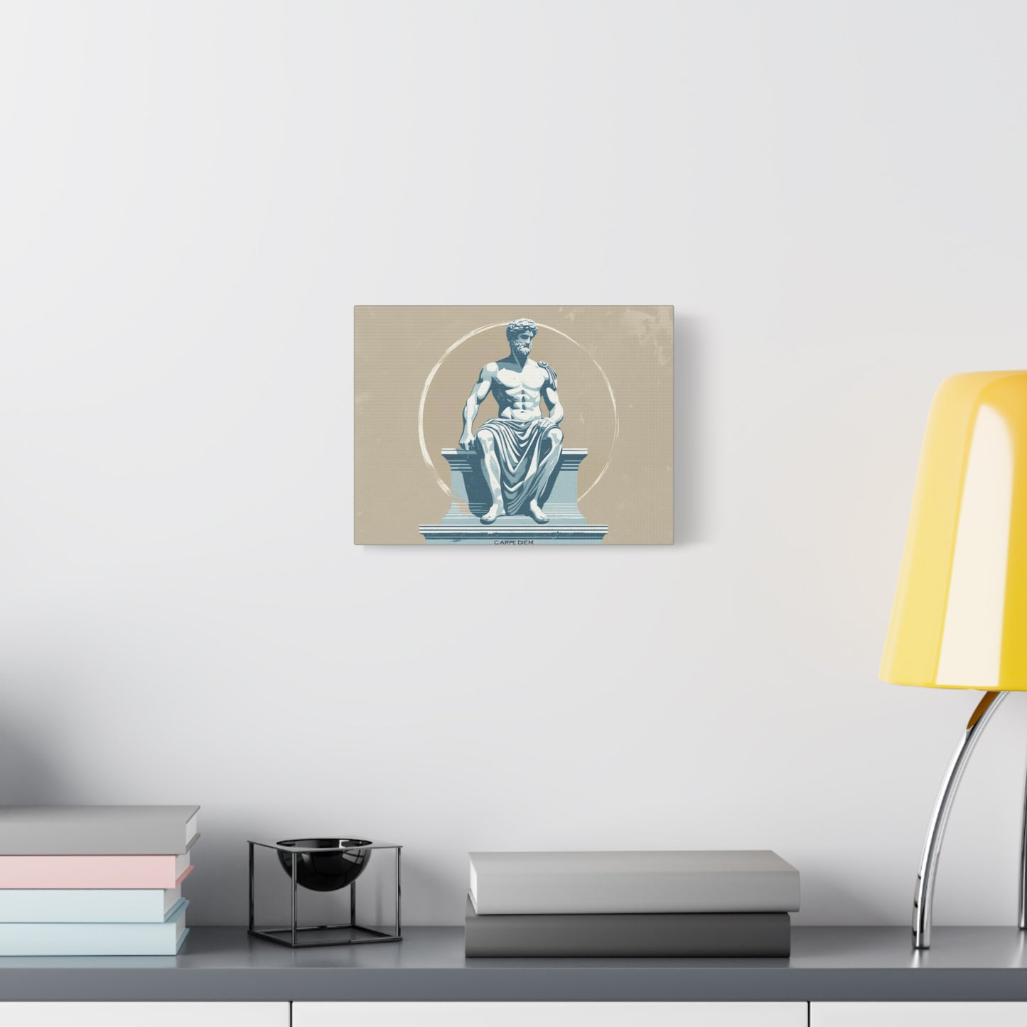 "Carpe Diem" - Classical Greek Statue Canvas Print
