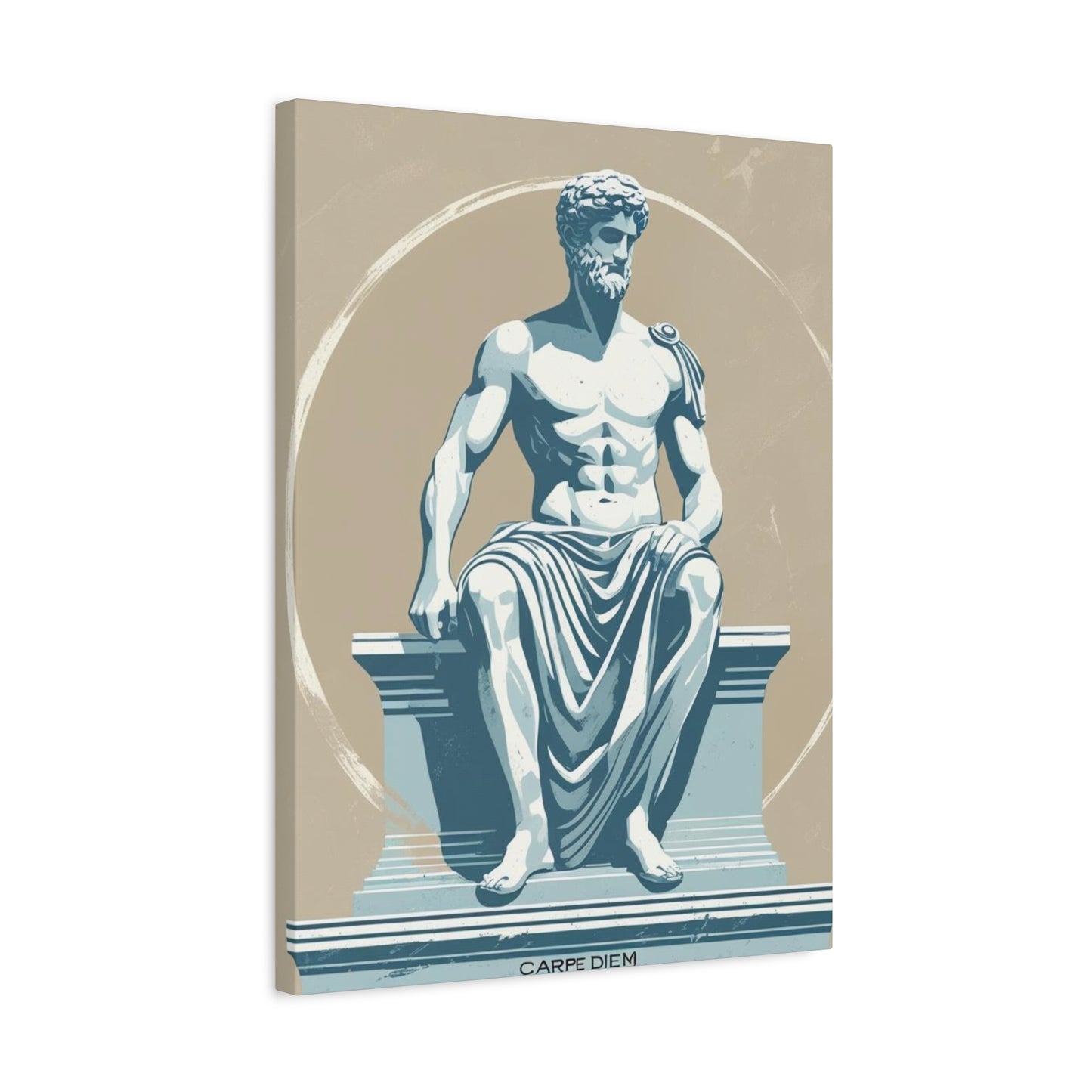 "Carpe Diem" - Classical Greek Statue Canvas Print