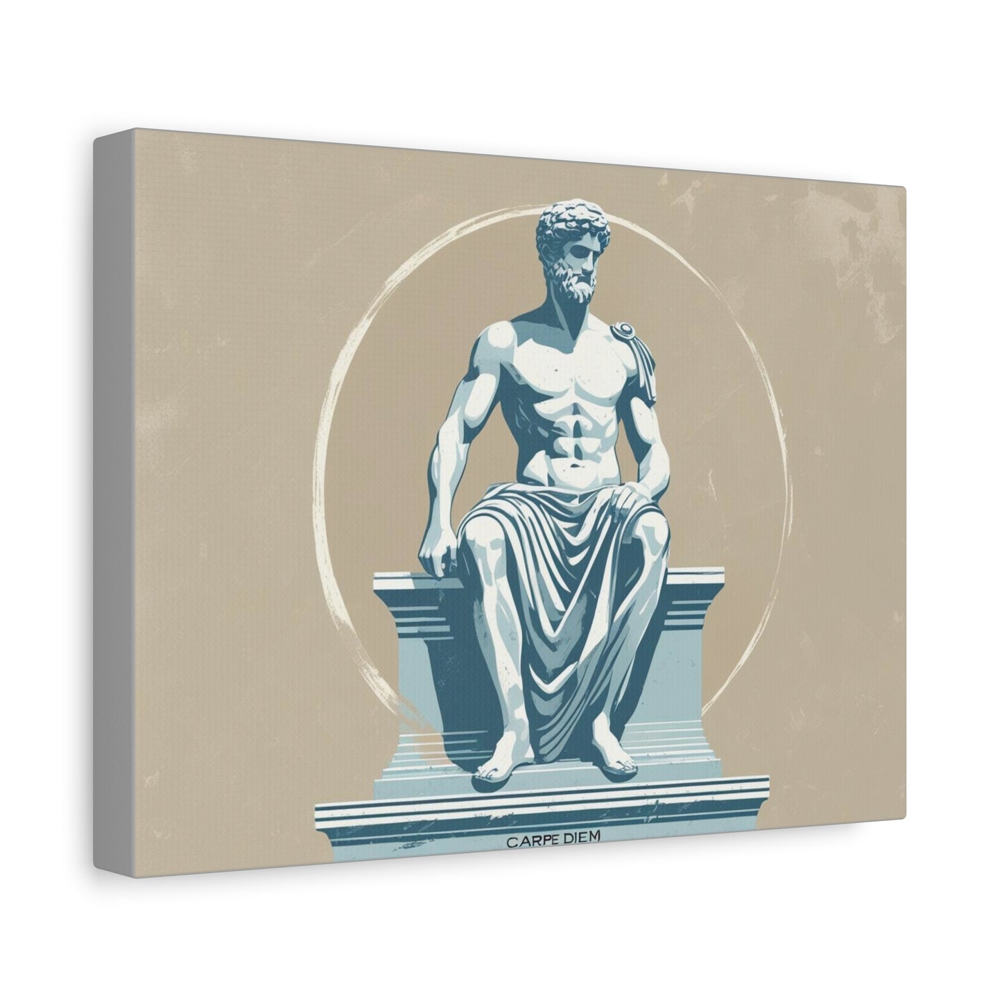 "Carpe Diem" - Classical Greek Statue Canvas Print
