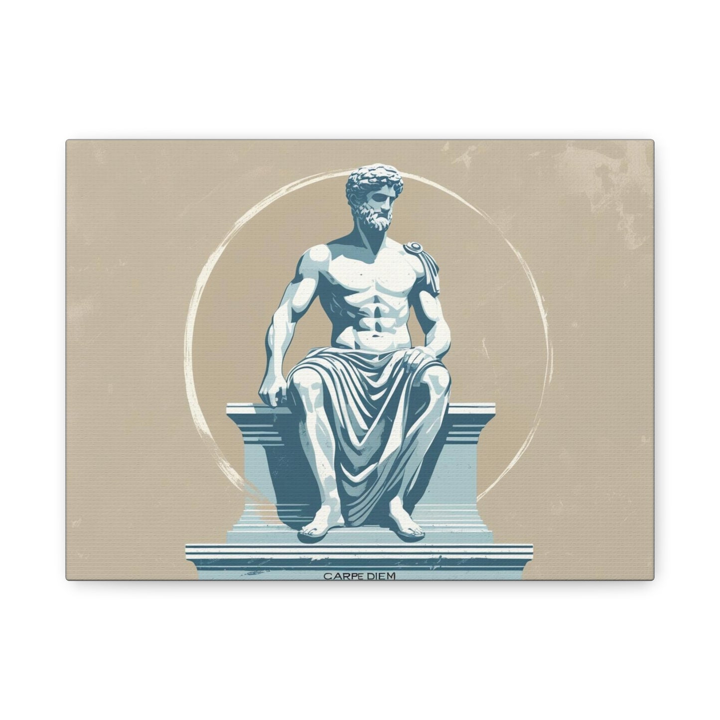 "Carpe Diem" - Classical Greek Statue Canvas Print