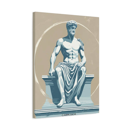 "Carpe Diem" - Classical Greek Statue Canvas Print